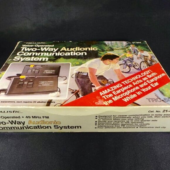 Vintage Realistic Voice-Operated Two-Way TRC-504 (21-404) Communication System T - Picture 9 of 9